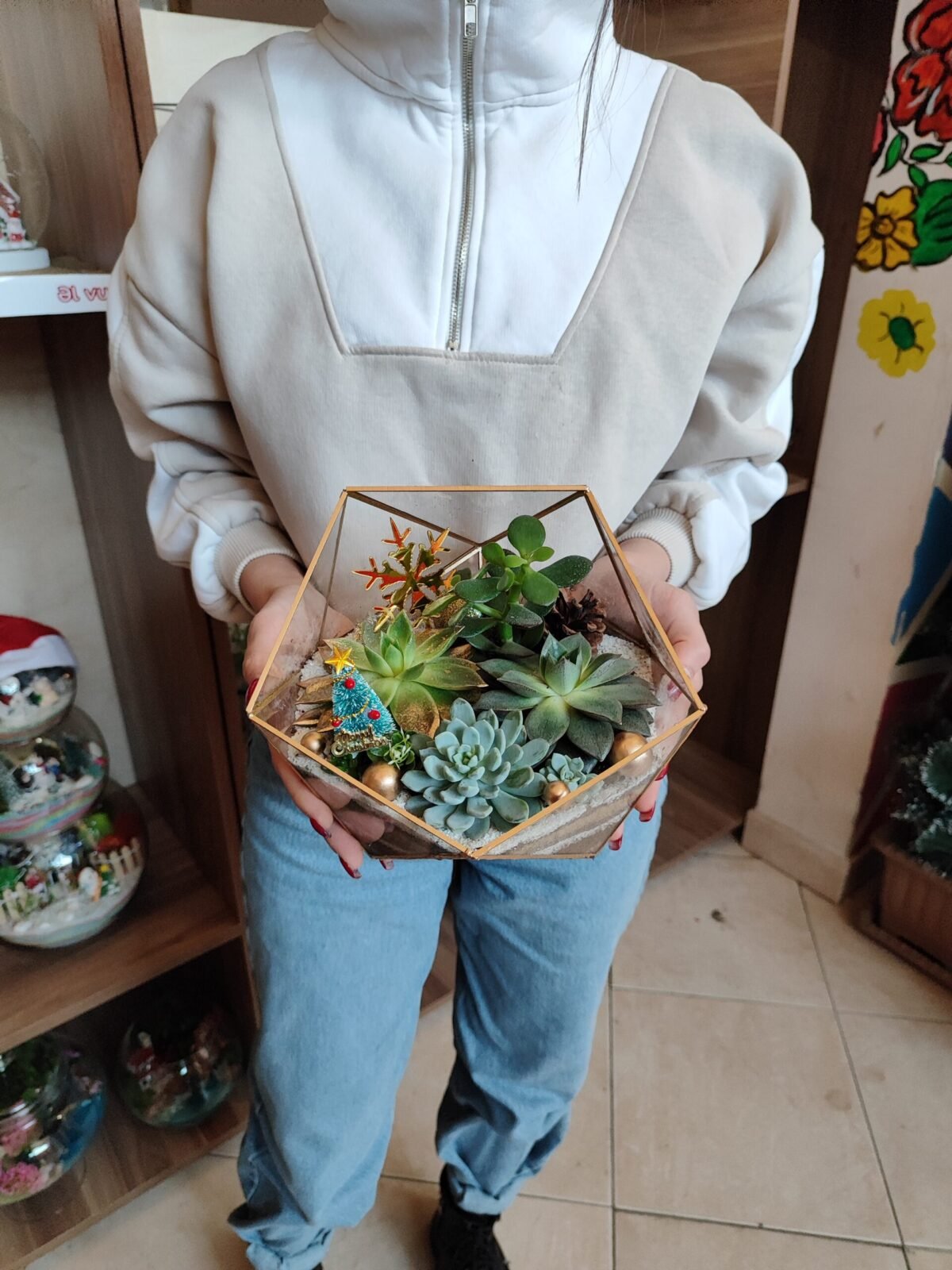 Müştəri razılığı üçün mükəmməl Terrarium Korporativ Hədiyyə – Fərdi təqdimatlar