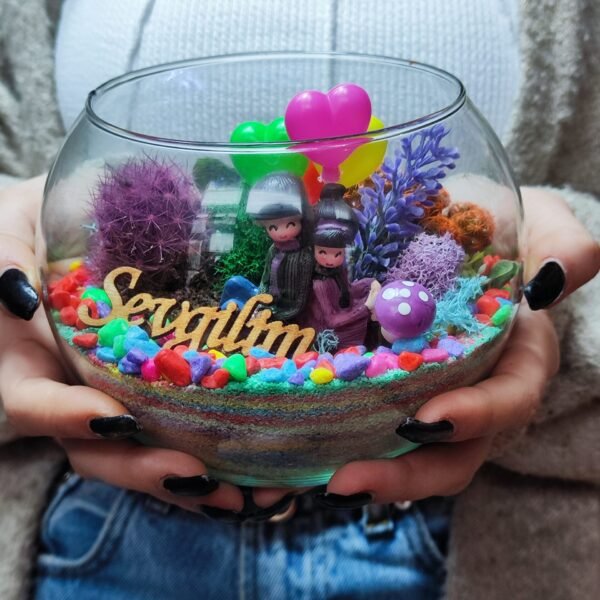 Müştərilər üçün mükəmməl terrarium hədiyyəsi