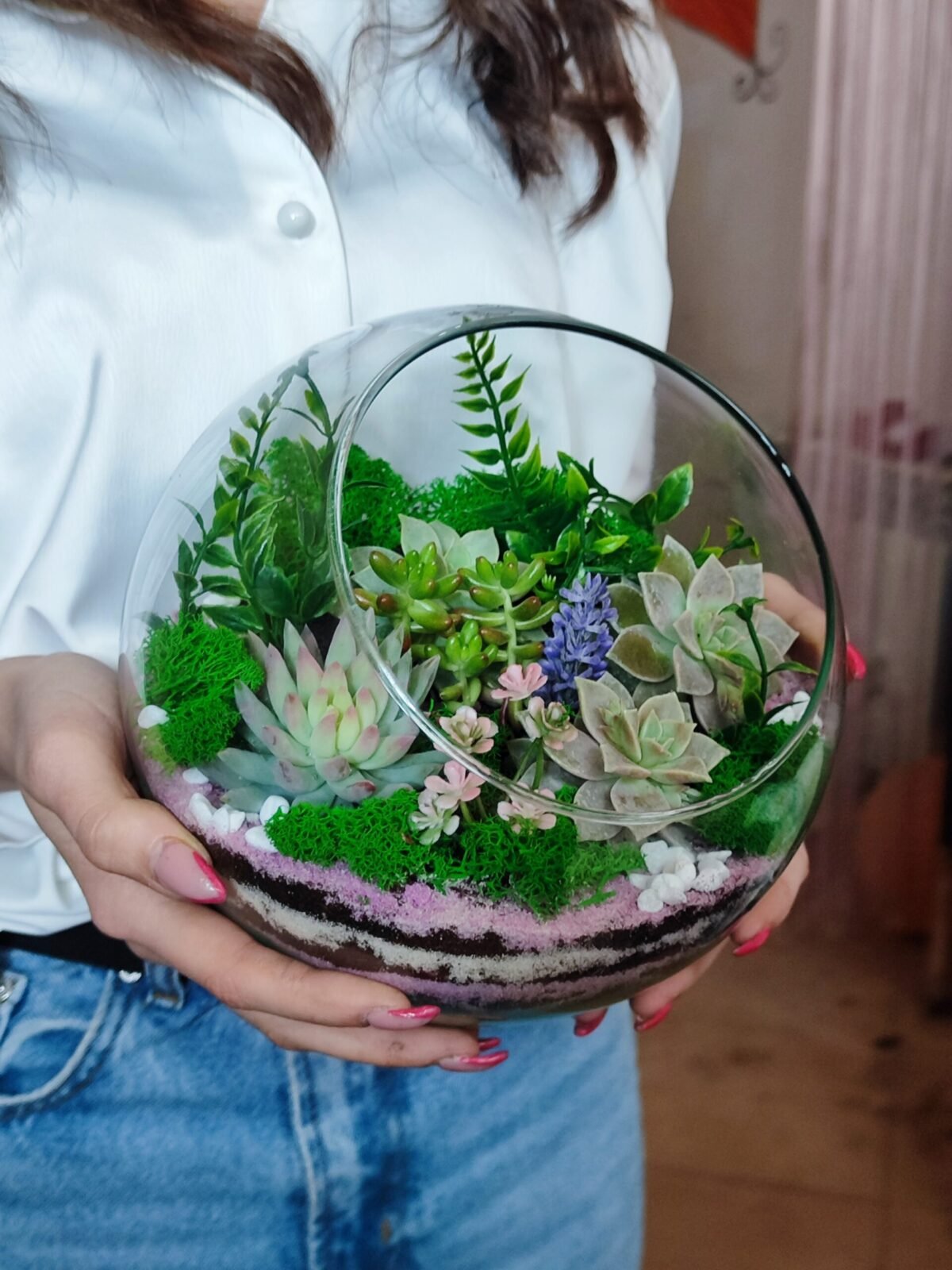 Müştəri əlaqələrini gücləndirən Terrarium Korporativ Hədiyyə – Ofis üçün mükəmməl təqdimat