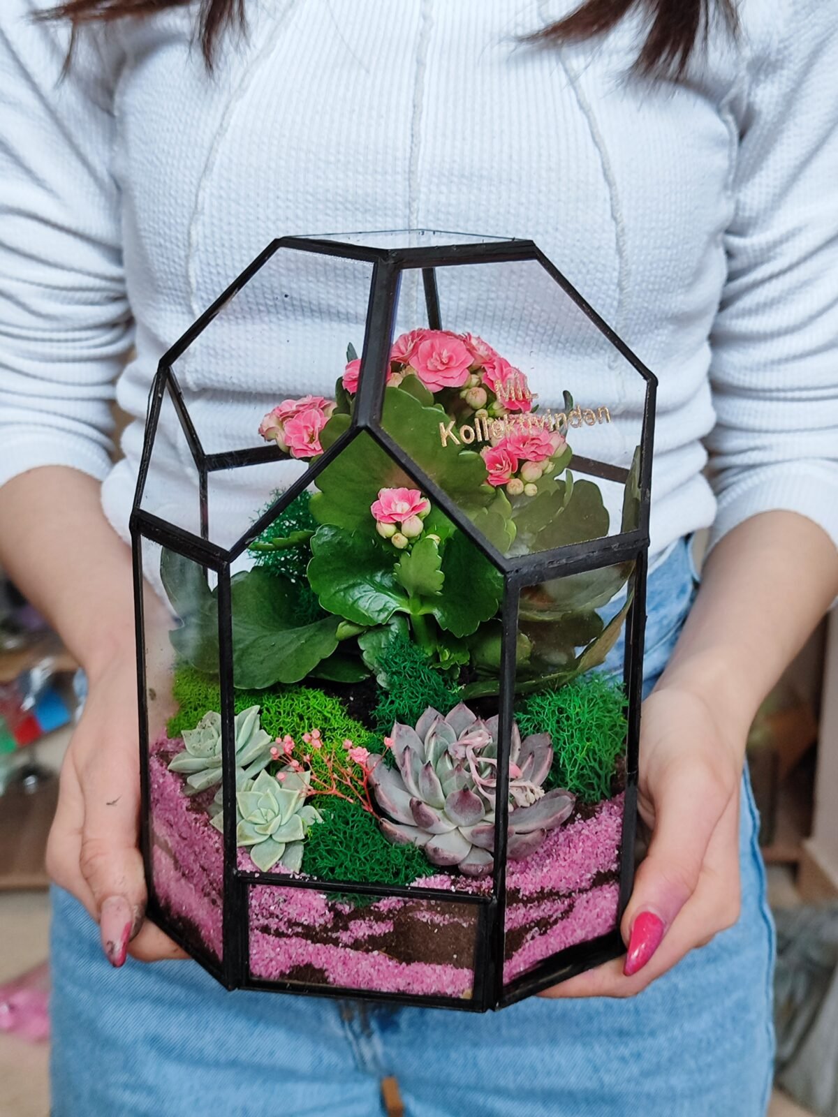 Şirkət işçilərinə verilən fərqli Terrarium Korporativ Hədiyyə