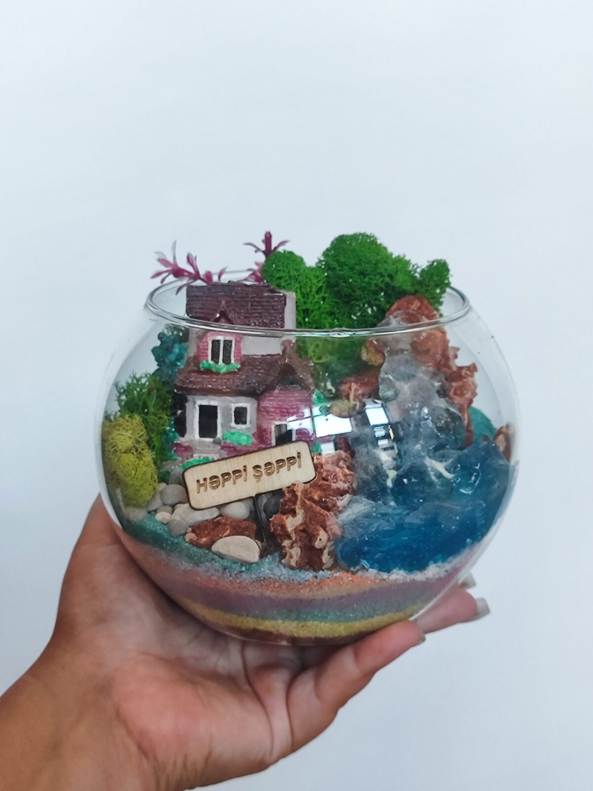 İş yerində istifadə üçün terrarium hədiyyəsi