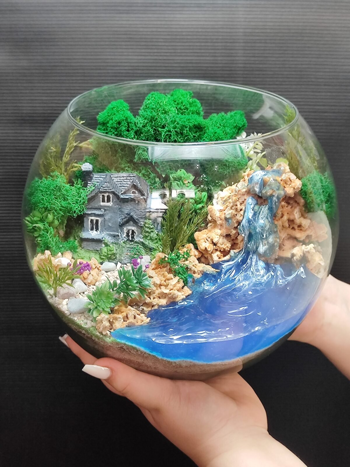 Təbiəti ofisinizə gətirən Terrarium Korporativ Hədiyyə – Zərif və şık