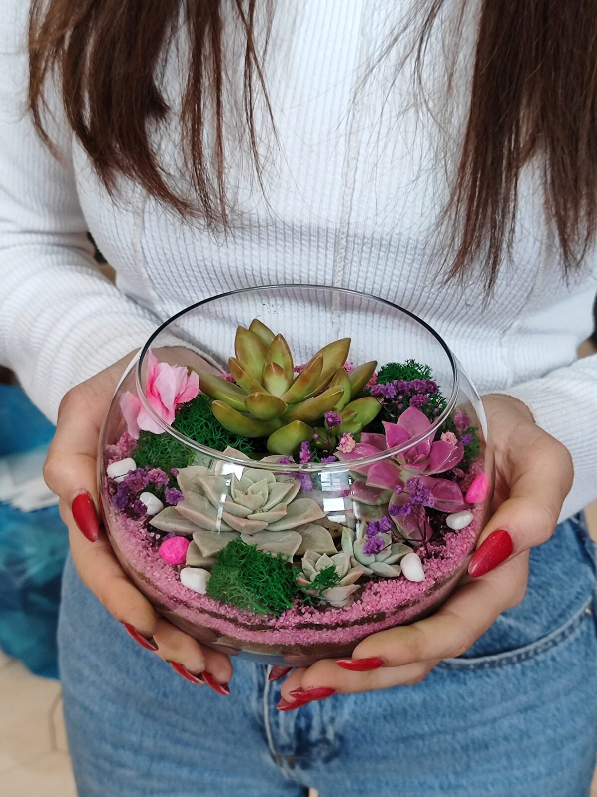 Ofis mühitinə uyğun terrarium hədiyyəsi