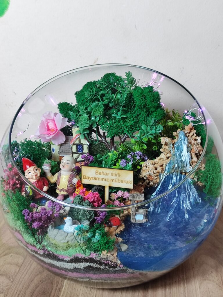 Müştərilərə təqdim edilən yaratıcı Terrarium Korporativ Hədiyyə – Hədiyyə olaraq mükəmməl